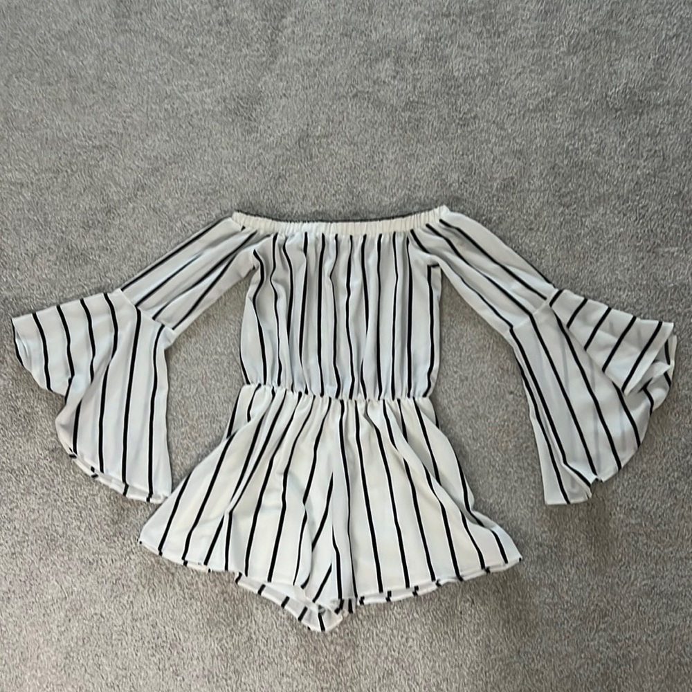 Off the shoulder romper